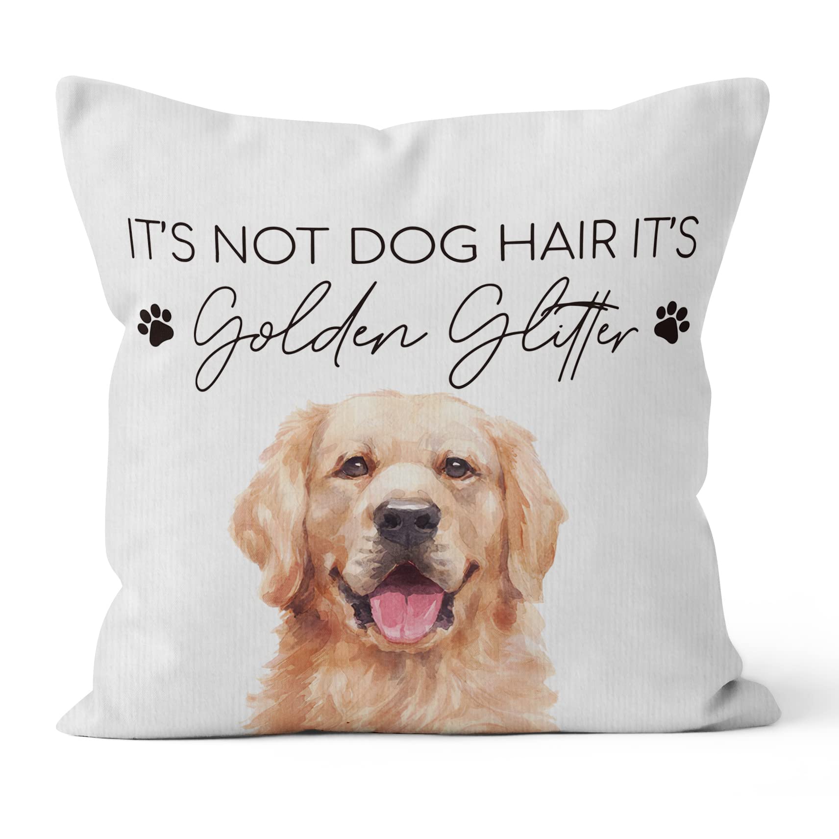 Federa Decorativa 40x40 Cm 'Non è Pelo Di Cane, è Pit Bull' | 2 Pezzi In Lino, Idea Regalo Per Amanti Dei Cani