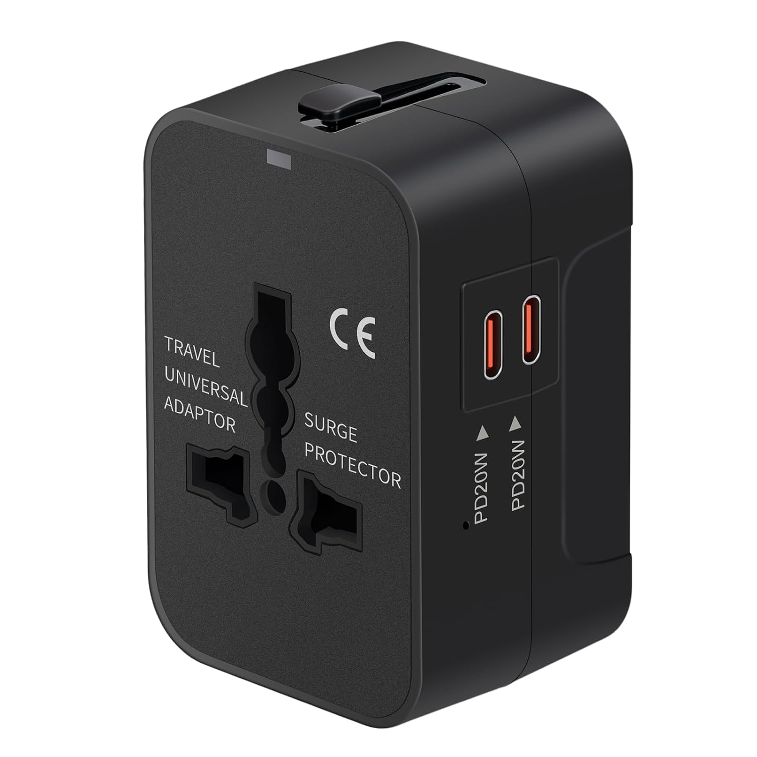 Universal Travel Adapter, USB C GaN Fast Charge - Image 8