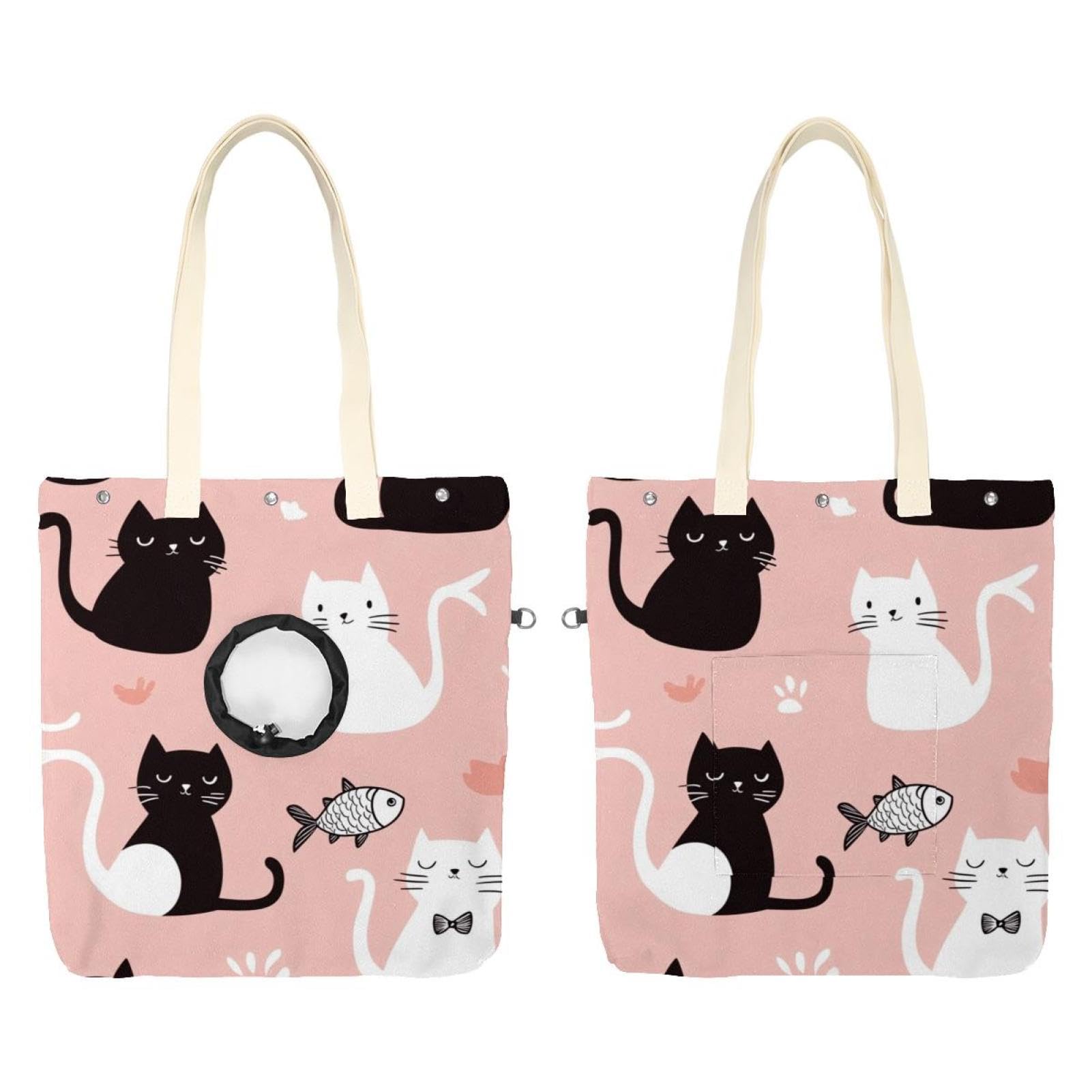 Sac de transport pour chat et chiot en toile portable pour vos balades
