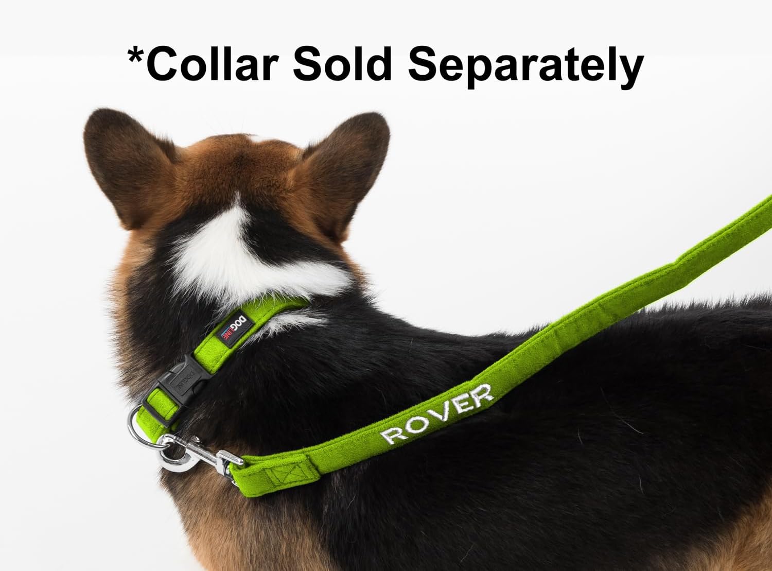 Personalized Microfiber Soft Dog Leash Padded 4 or 6 ft 9 Colors Service Therapy Dog Adopt Pet Do Not Pet Custom