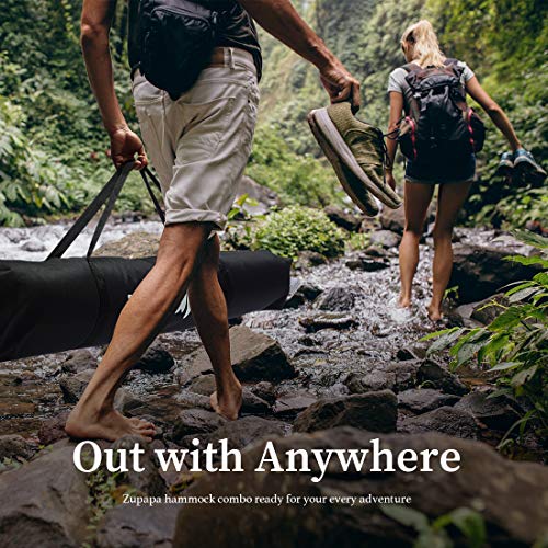 Zupapa Hammock With Stand 2 Person Heavy Duty, Portable Hammock With Stand For Outdoors, Adjustable Hammock Stand And Double Hammock With Carry Bag, 550 Lbs Capacity. (Green Red Yellow Stripe) #TOP6