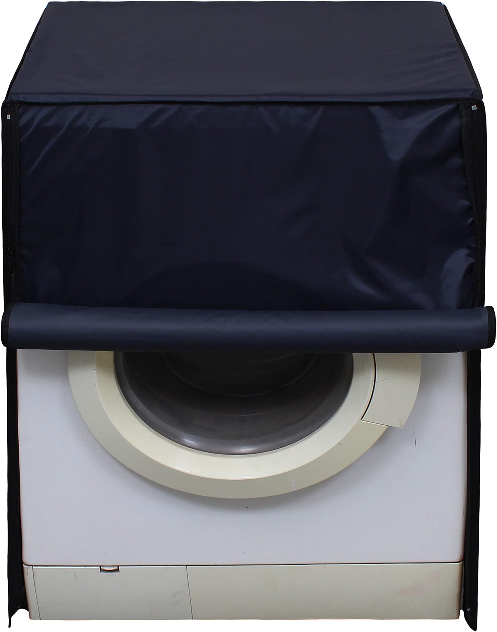 Lithara Waterproof Front Load Washing Machine Cover 8 Kg, 8.2 Kg, 8.5 Kg, 9 Kg (Navy Blue)