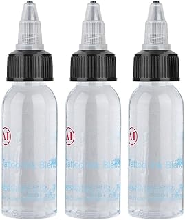 3Pcs Tattoo Pigment Diluent, Tattoo Pigment Blender Beauty Tools Tattoo Ink Diluent Color Dilution Tattoo Supplies