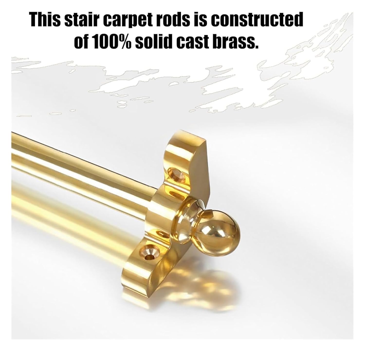 Stair Rods Non-Slip Stair Carpet Rods, Stair Carpet in Place for Carpet Runners