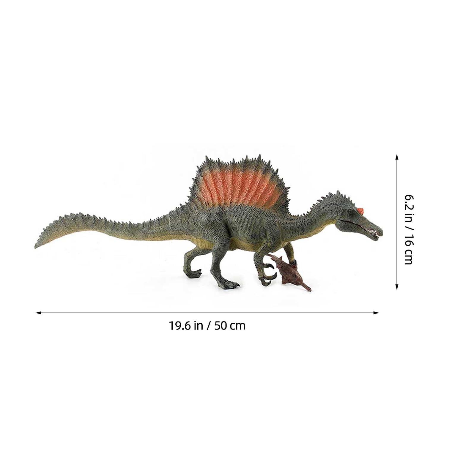 Didiseaon Figura di Spinosauro Realistica con Mandibola Mobile in Plastica