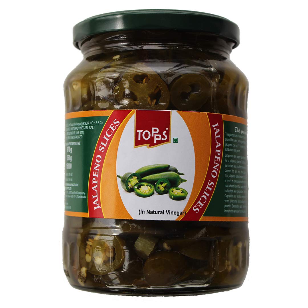 Topps Jalapeno Slices, 670g (B08F537GL4) Amazon Price History, Amazon Price Tracker