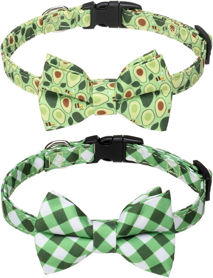 PUPTECK Puppy Whelping Dog Collars - Adjustable Breakaway Release ID Dog Collars for Small Medium Newborn Dogs Puppies Rabbits Kitten…