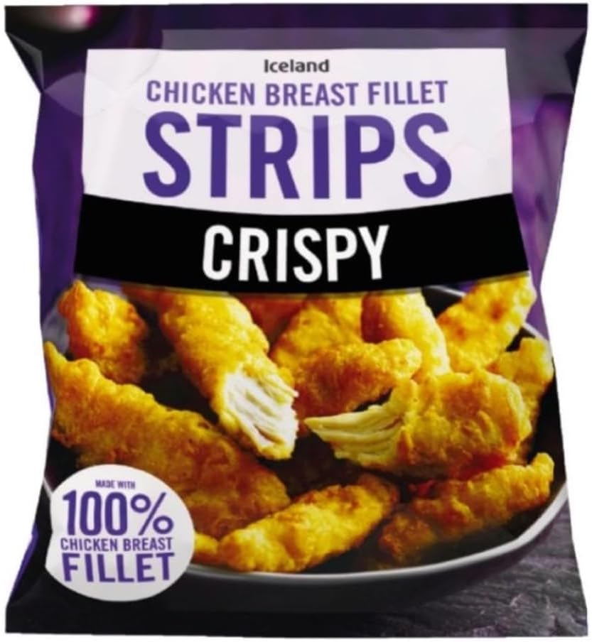 Iceland Crispy Chicken Breast Fillet Strips, 500g (Frozen)