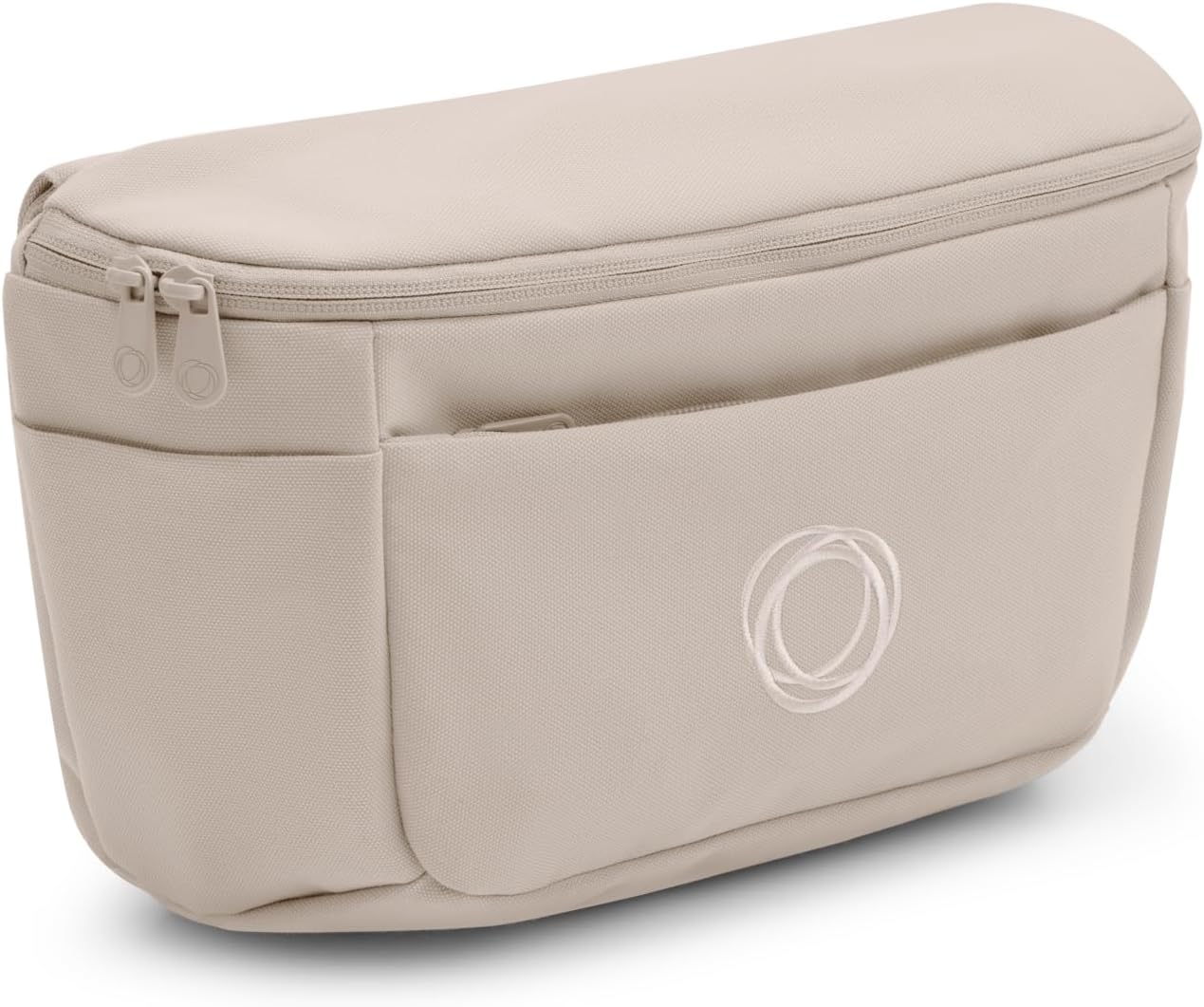 Multi-pocket Compact Pushchair Organiser with Easy Access Pockets, Must-have Accessory for All Baby Essentials in Desert Taupe