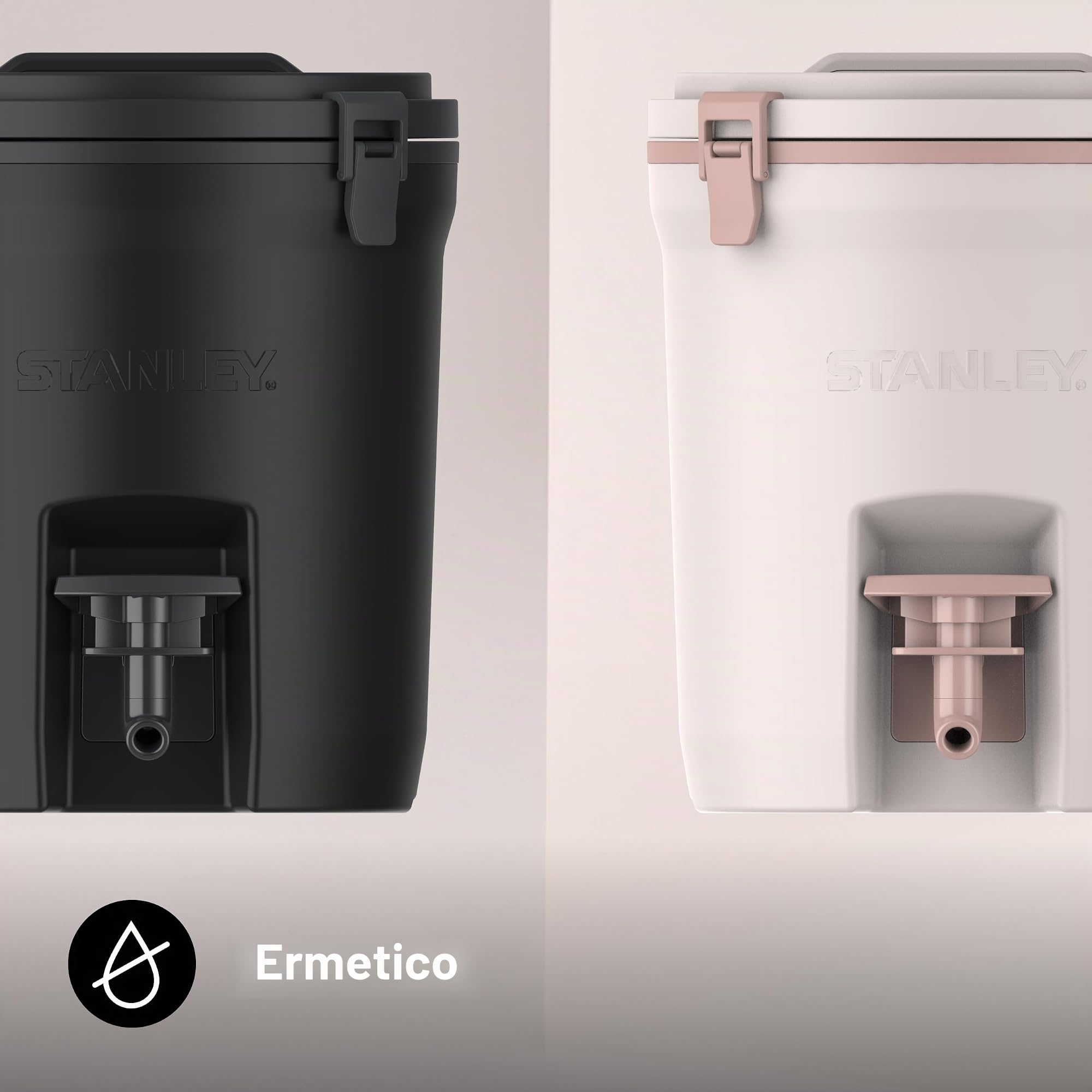 Stanley 1913 Fast-Flow Borraccia Termica 7.5L - Rose Quartz | Mantiene Freddo per 13 Ore - Ghiacciato per 2 giorni - Senza BPA - A Prova di Perdite - Doppia parete isolata in schiuma