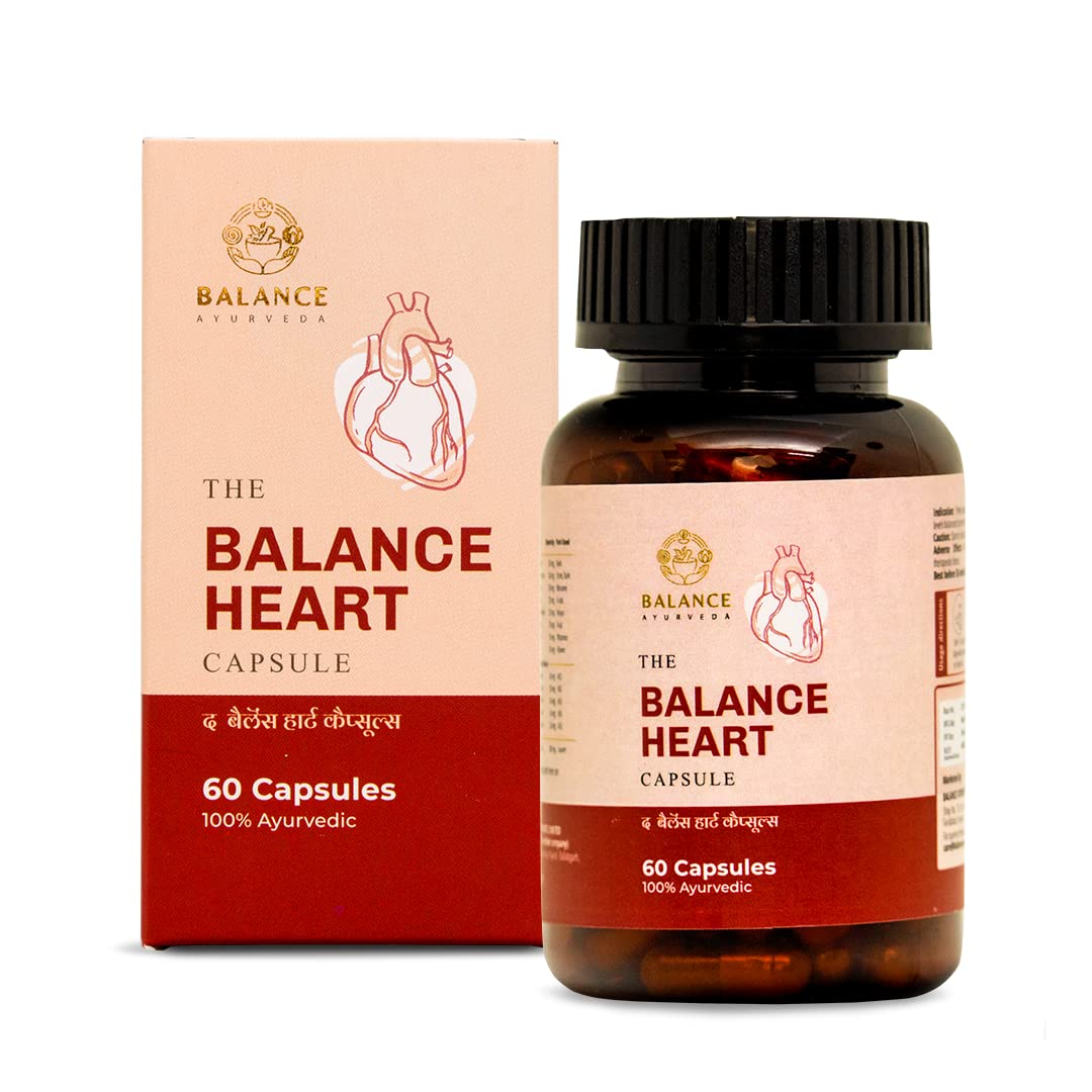 The Balance Ayurveda Heart Health Capsules Your Ayurvedic Path to a Healthy Heart and Cardiovascular System | Ayush Approved (60 capsules) (B0BHT9ZVJW) Amazon Price History, Amazon Price Tracker