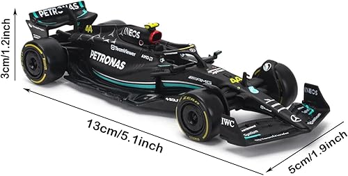 Miniatura 5 de Bburago 2023 1:43 F1Mercedes AMGW14#44 para Lewis Hamilton Formula One W14#44 1/43 Aleación Racing Die Cast Car Static Adult Collection Modelo Regalo