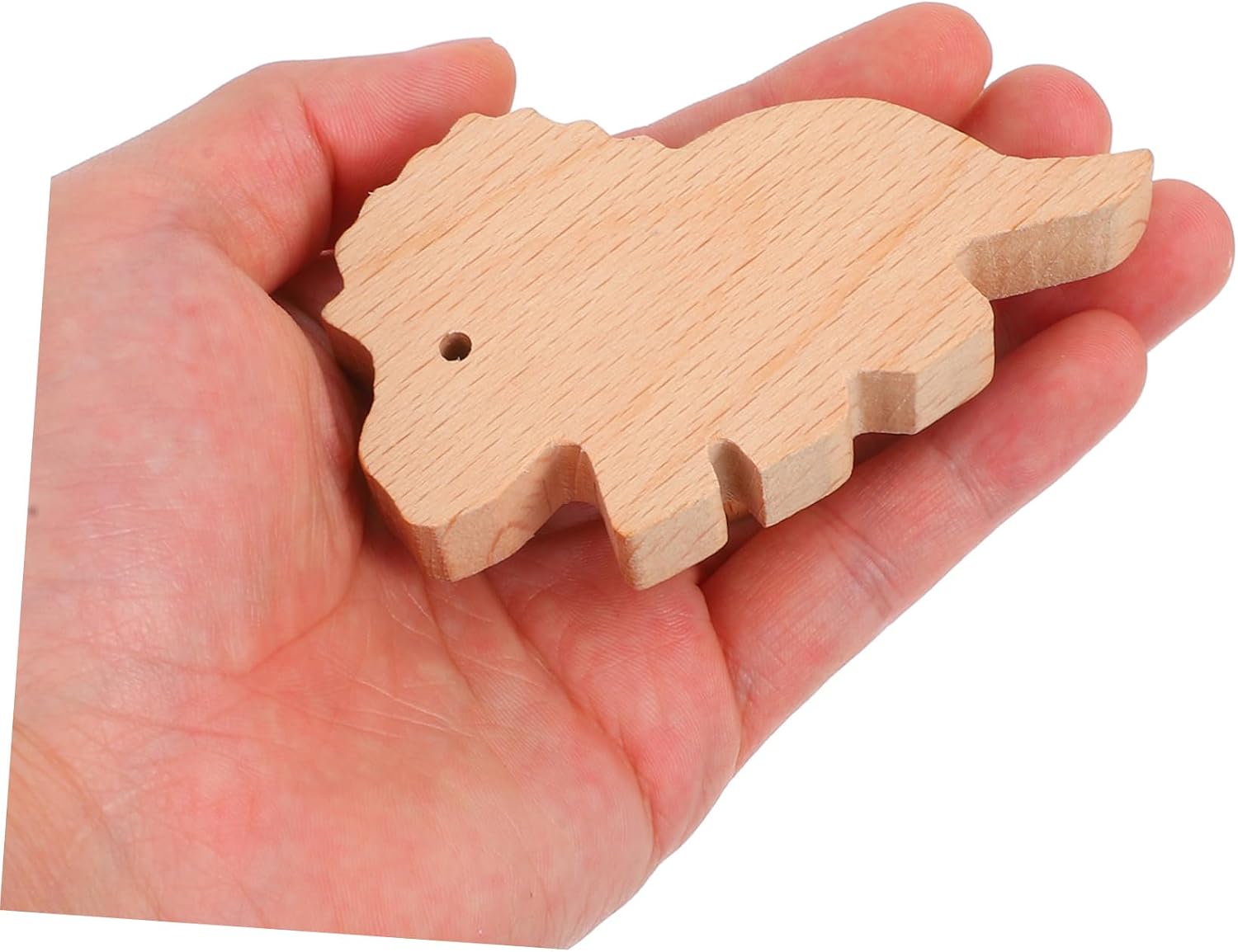 Zerodeko 6 Piece Wooden Dinosaur Knobs for Dressers and Vanities