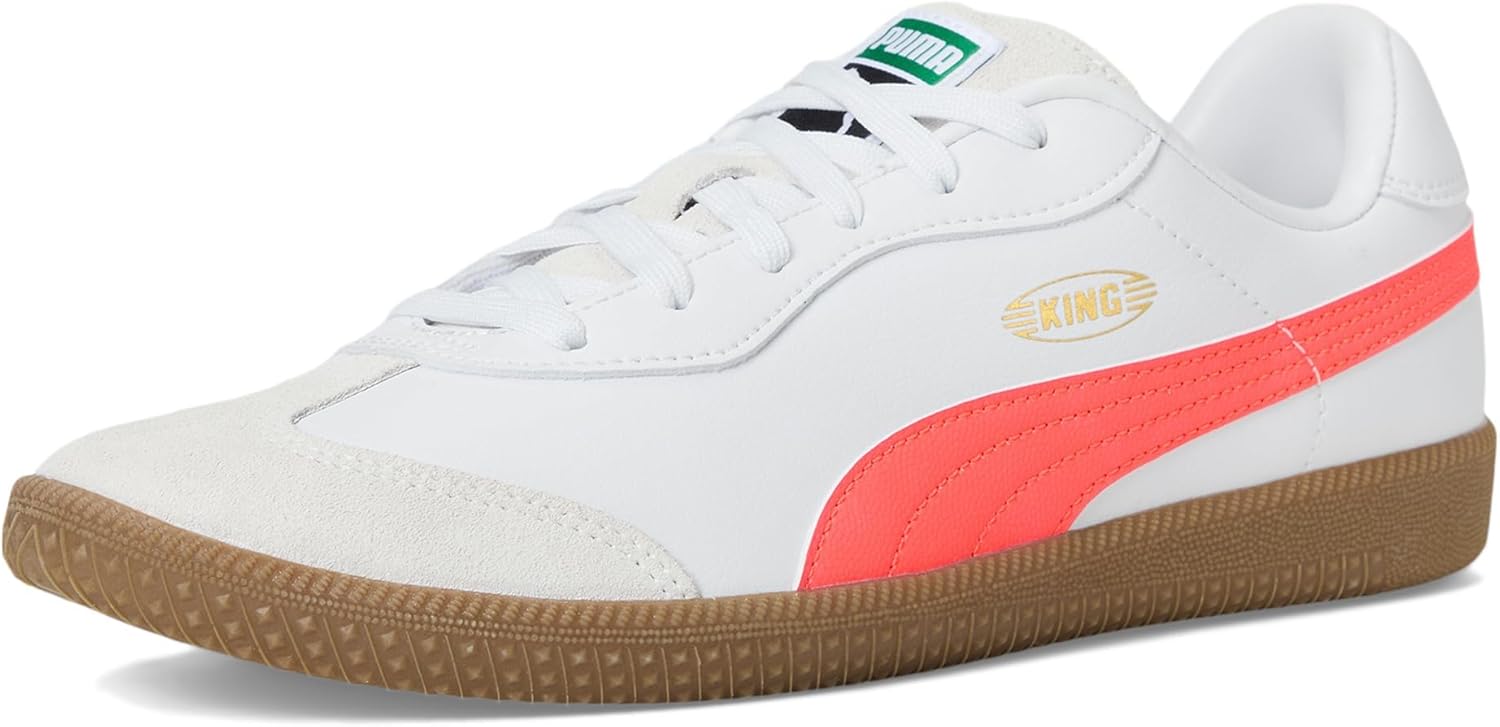 PUMA Mens King 21 Indoor Sneakers Shoes - White