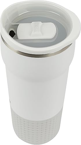 Miniatura 8 de Pelican Hydration Pelican Cascade - Vaso aislado al vacío de 22 onzas, acero inoxidable reciclado de doble pared de viaje con doble tapa, taza de