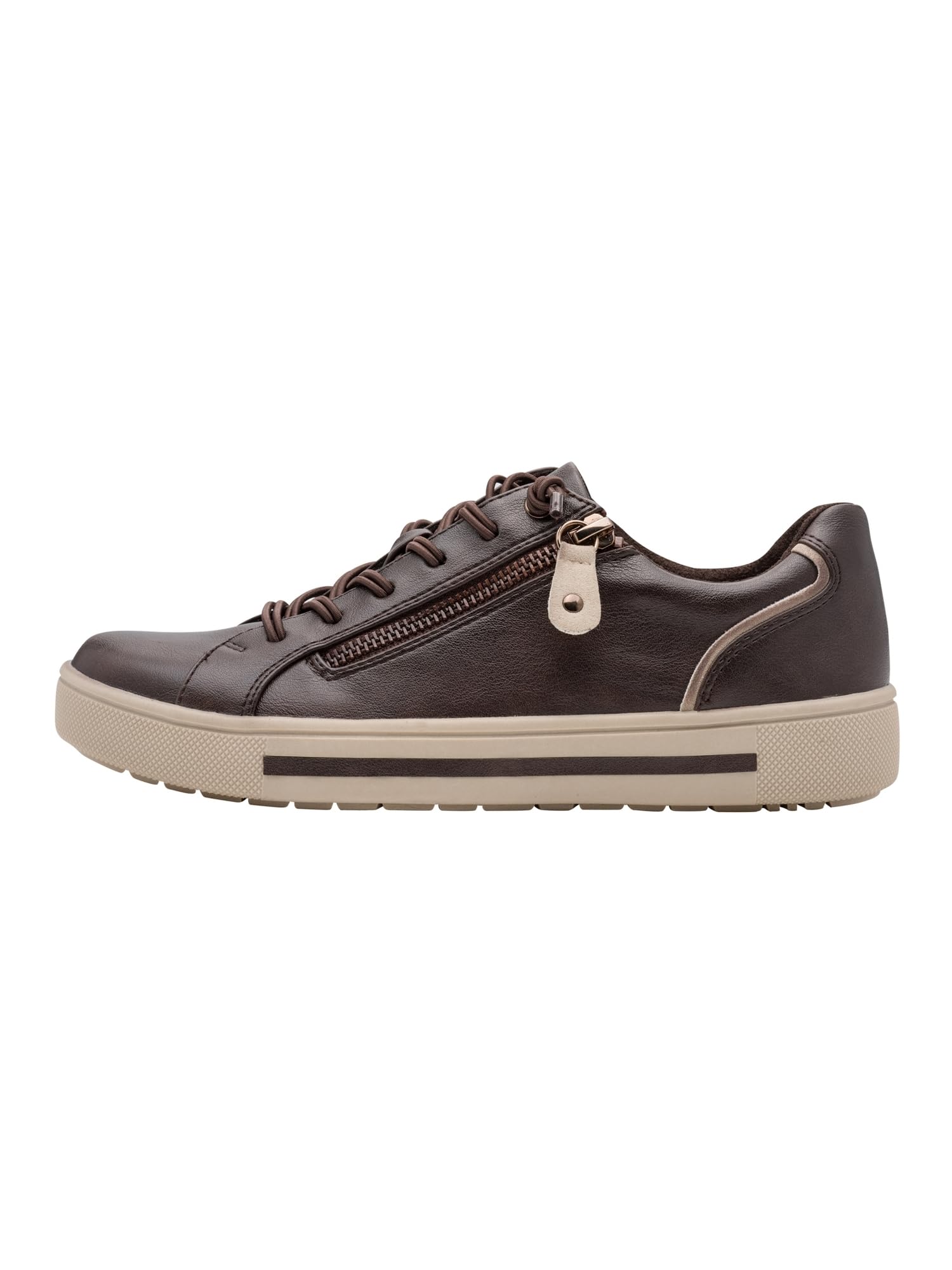 Jana Kobiety Jana Damen Sneaker Flach Mit Reißverschluss VeganAdidasy