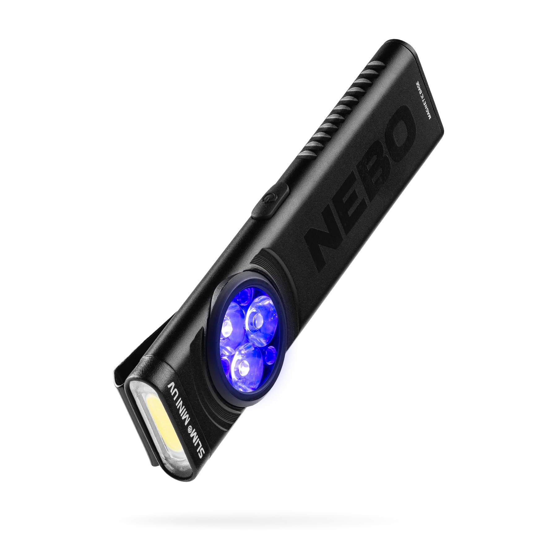 B&Q -  Slim Mini Uv Rechargeable Led Flashlight (Black) 150 Lm