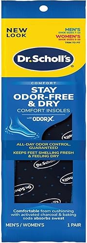 Dr. Scholl 's odor-x, plantillas contra el olor, se amolda para adaptarse 1 par, 5