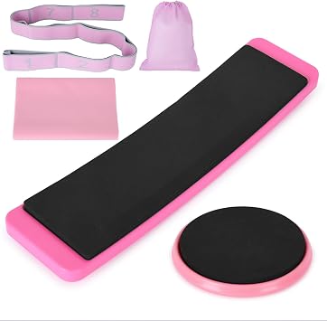 Turning Board for Ballet Dance, Portable Turning Board, Turn Board for Dancers, Ballet Turning Board Gymnasts Cheerleaders Training Improving Balance Pirouette EquipmentPink