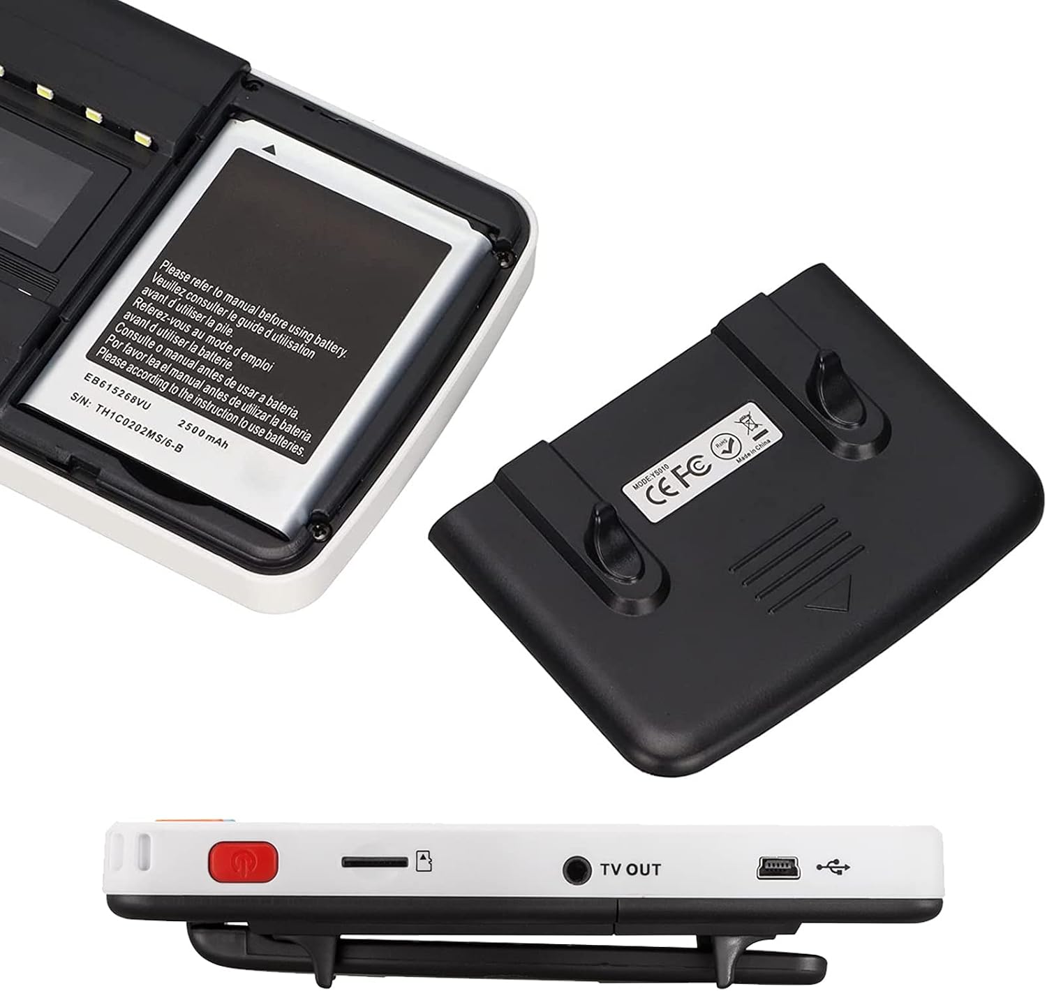 Portable Digital Magnifier 4-32 Times Magnification Electronic Low Vision Aids Video Digital Magnifier 5.0 Inches Multifunction Electronic Reading Aid for Visually Impaired Efficency