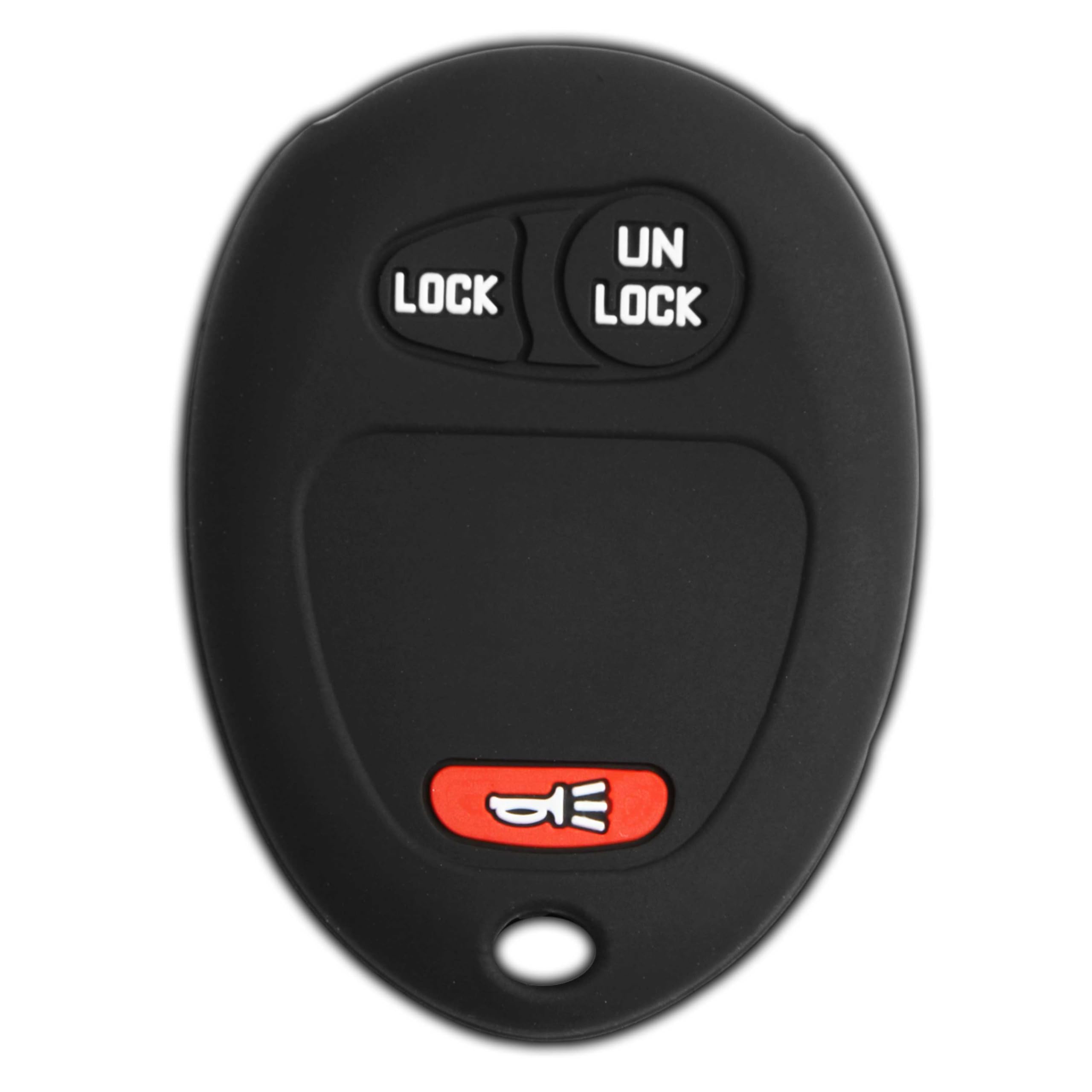 KeyGuardz Keyless Entry Remote Car Key Fob Shell Cover Rubber Case for Hummer H3 Colorado Canyon L2C0007T