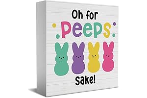 Easter Peep Decor Desk Box Sign