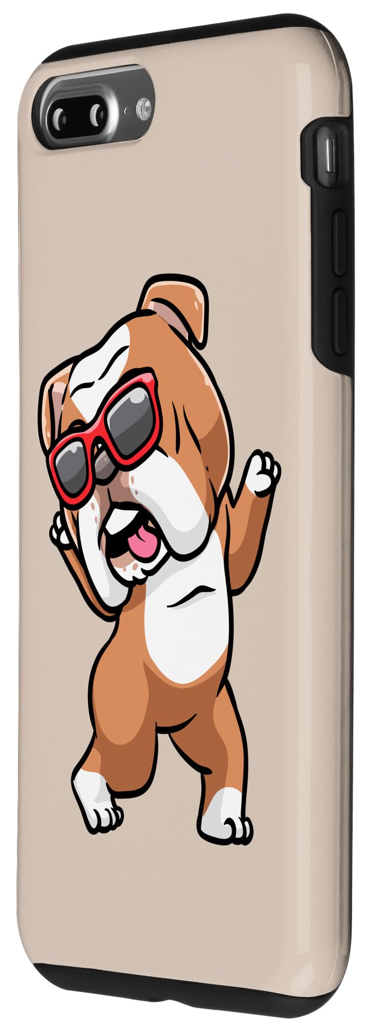 iPhone 7 Plus/8 Plus English Bulldog Dancing Dog Case - Image 2