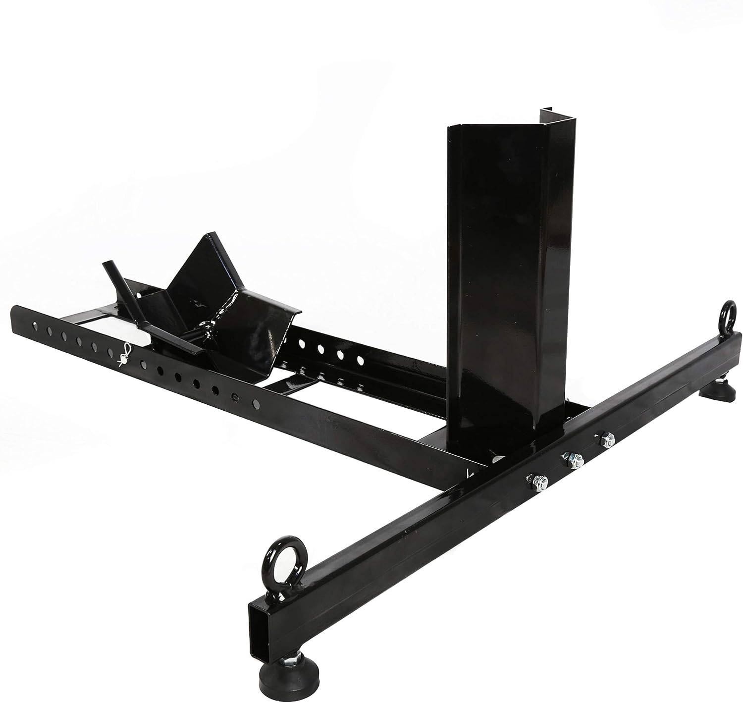 7BLACKSMITHS Adjustable Motorcycle Stand Wheel Chock Upright 1800lbs Capacit Heavy Duty Motorcycle Wheel Chock