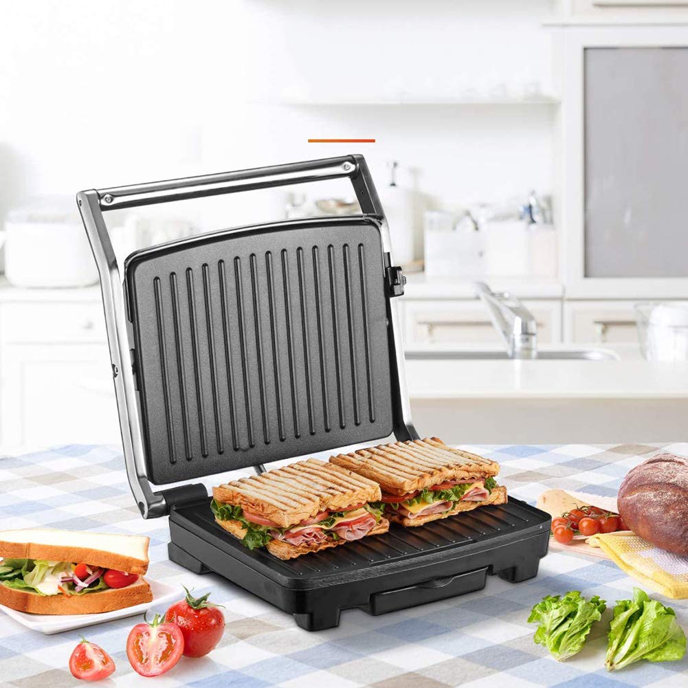OSTBA Panini Press Grill Indoor Grill Sandwich Maker With, 46 OFF