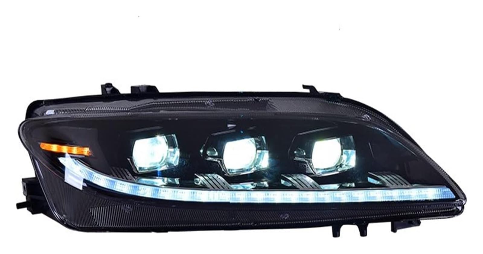 Ciloc Para Mazda 6 Para Mazda6 Para Speed ​​6 2002-2008 Conjunto Faros Delanteros Fuente Luz DRL Señal Giro Secuencial Luz Intermitente Retrovisor Lateral