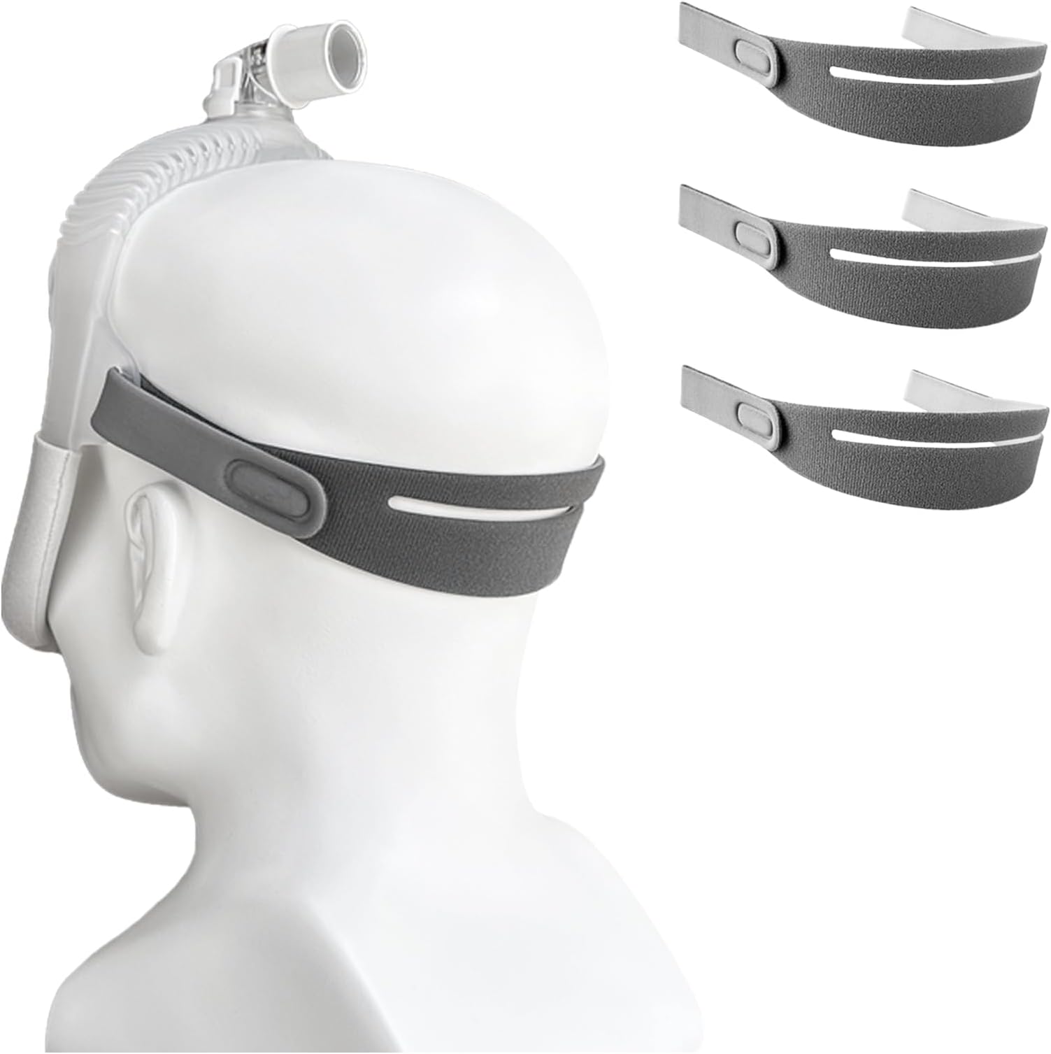 - 3 Packs Headgear Compatibility with Airfit/Airtouth N30i and Airfit P30i Closed Edges Replacement CPAP Headgear Strap for N30i/P30i Nasal Mask(Without Mask Frame)