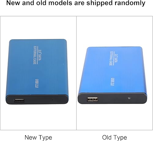 Miniatura 5 de Caja SATA a USB 2.0 de 2.5 pulgadas, carcasa de aluminio de 3 TB con indicador LED, caja de disco duro, velocidad de transferencia de hasta 480 Mbps