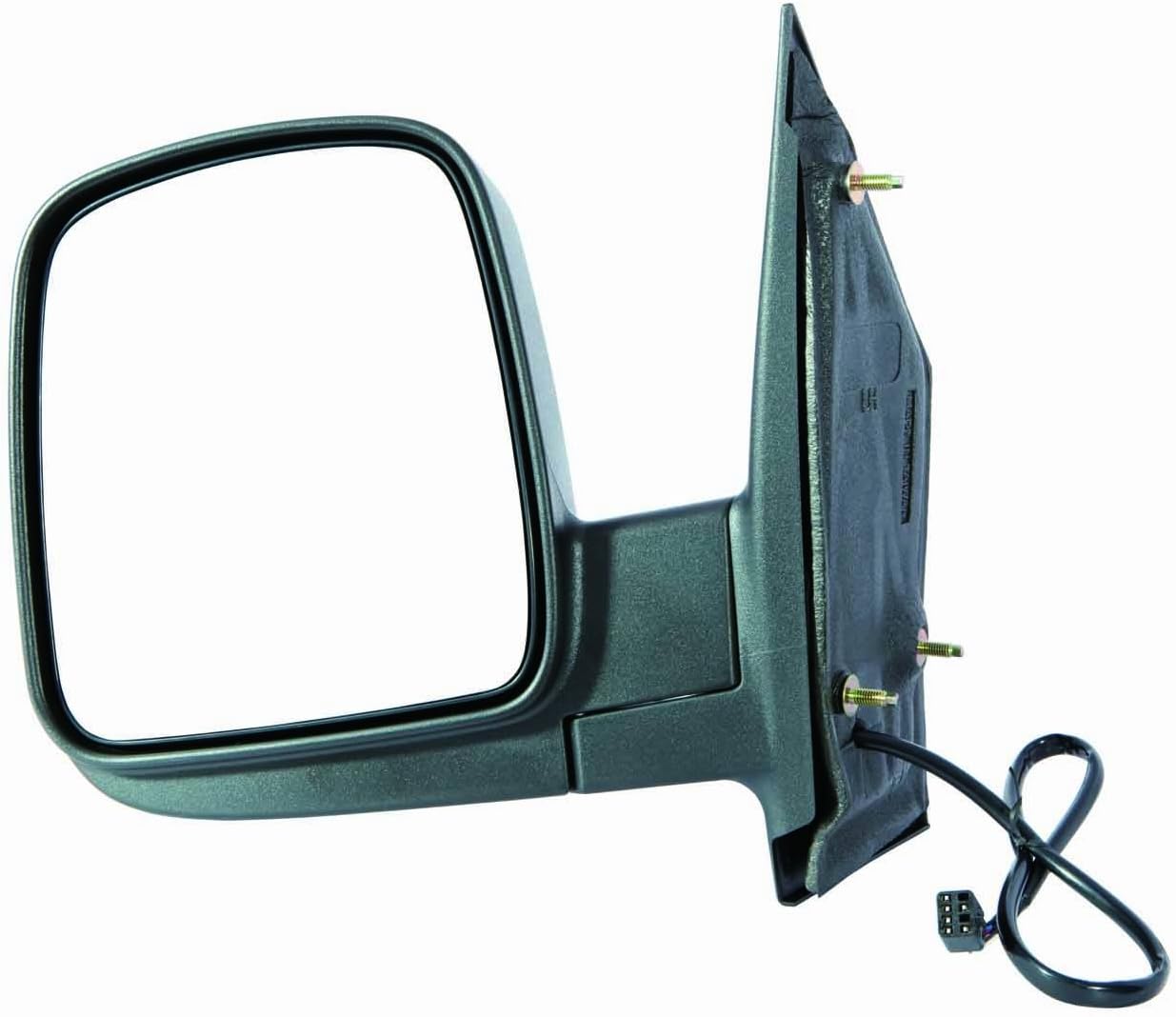DEPO 335-5428L3EFH1 Chevy Express/GMC Savana Driver Side Textured Heated Power Mirror, Black
