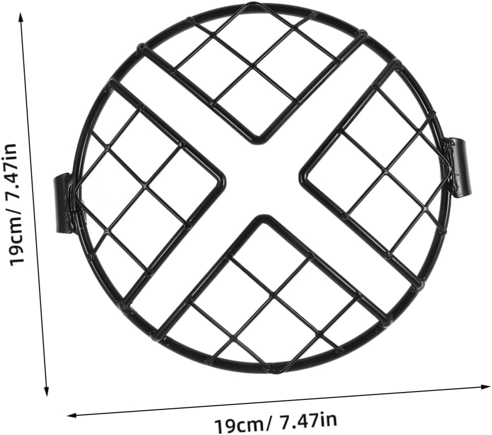 Cabilock Motorcycle Headlight Guard Cover Universal Grille Protector for CG125 Sturdy Mesh Design for Enhanced Safety and Style