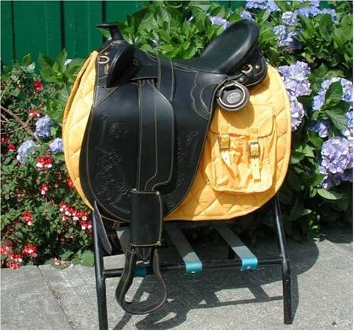 Black Australian Stock Saddle 20"