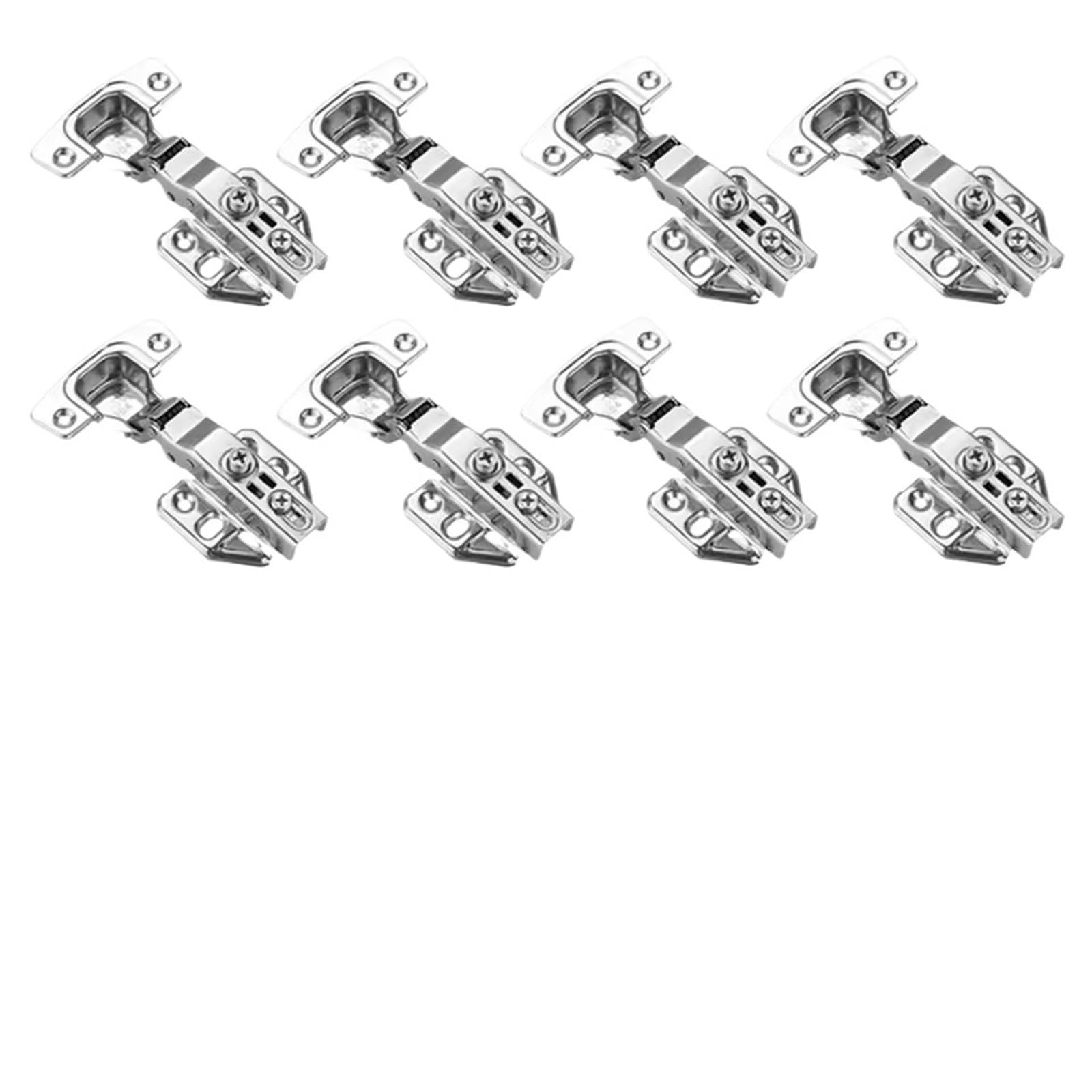 2/4/8pcs Stainless Steel Door Hinges Cabinet Door Hinges(8pcs)