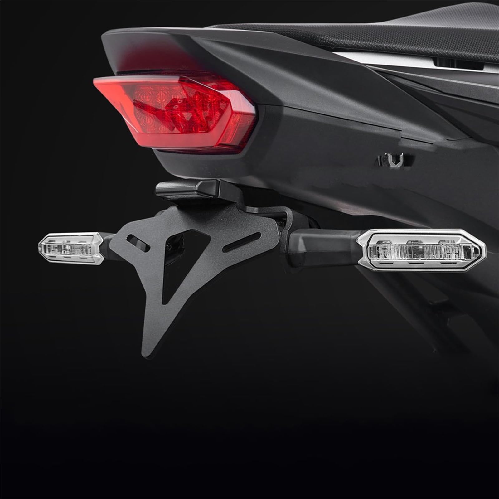 Soporte De Matrícula Trasero Corto Motocicleta para CB 750 CB750 Hornet 2023- con Luz LED