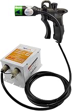 Ionizing Air Gun,Electrostatic Eliminator Anti Static Ionizer,w/High Voltage Generator,Adjustable Air Pressure,8mm Air Pipe Connector,for Industrial