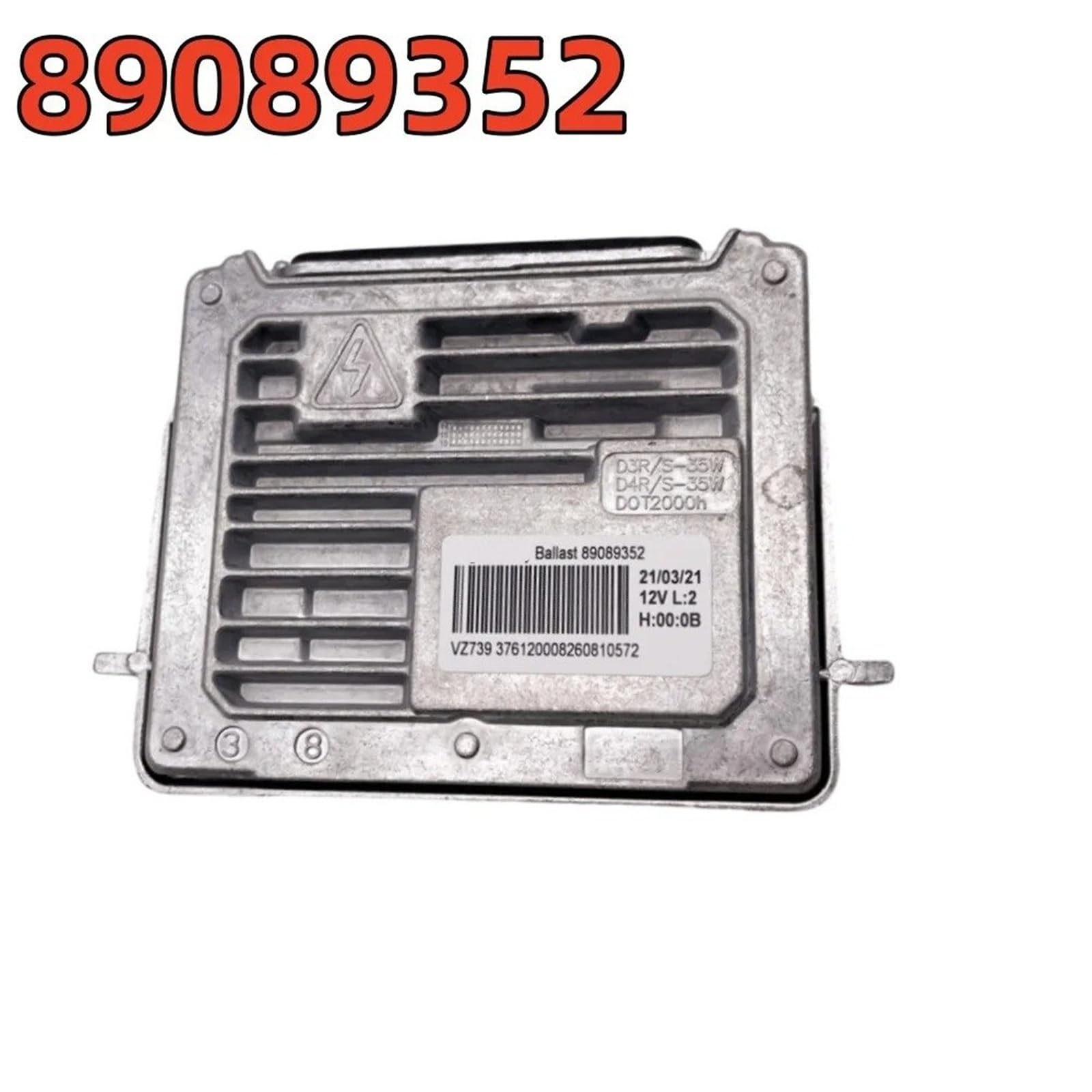 Unidad Control Balasto Faro 89034934 63117180050 89089352 Unidad Control Balasto Xenón HID Kit Faros Coche D3S D3R para GMC para Acadia / Denali SL SLE SLT Limited