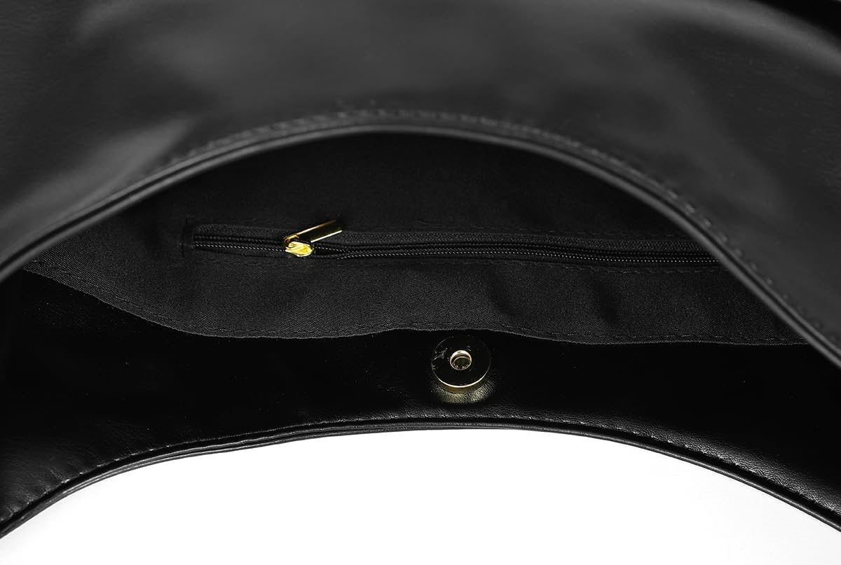 Women Tote Handbags Chic Vegan Leather Tote Bag Purse Stylish Casual Trendy Large Soft Shoulder Bag