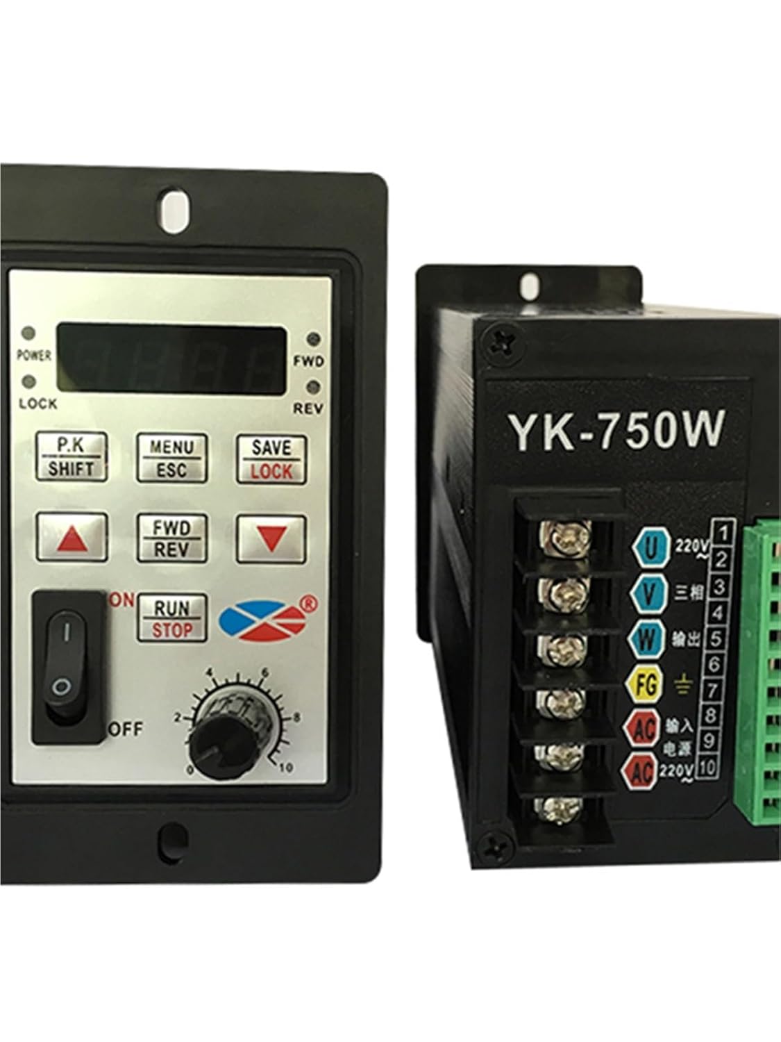 YK750W Single-Phase 220V Three-Phase Fan Motor Speed Controller Simple Inverter(YK-750W)