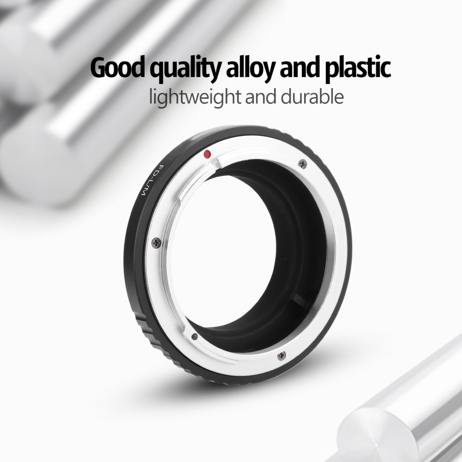 Akozon Adaptateur de Monture Fd à LM pour Objectif M, Appareil Photo Ea7, compatibilité