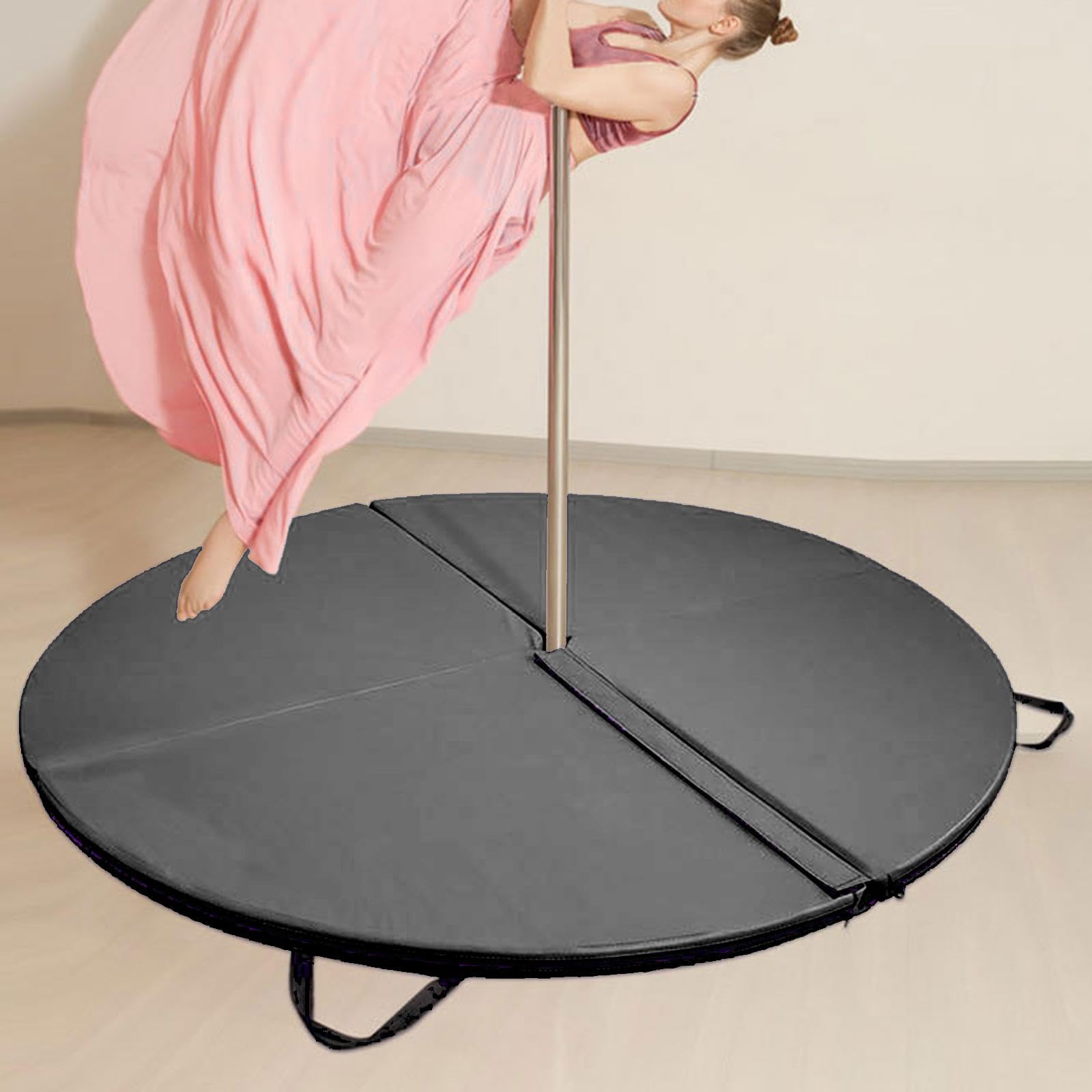 KESOTO Colchoneta Plegable para Pole Dance, para Mujer, Versátil, Ligera, Redonda, para Entrenamiento en Interiores Y Ejercicios de Fitness.