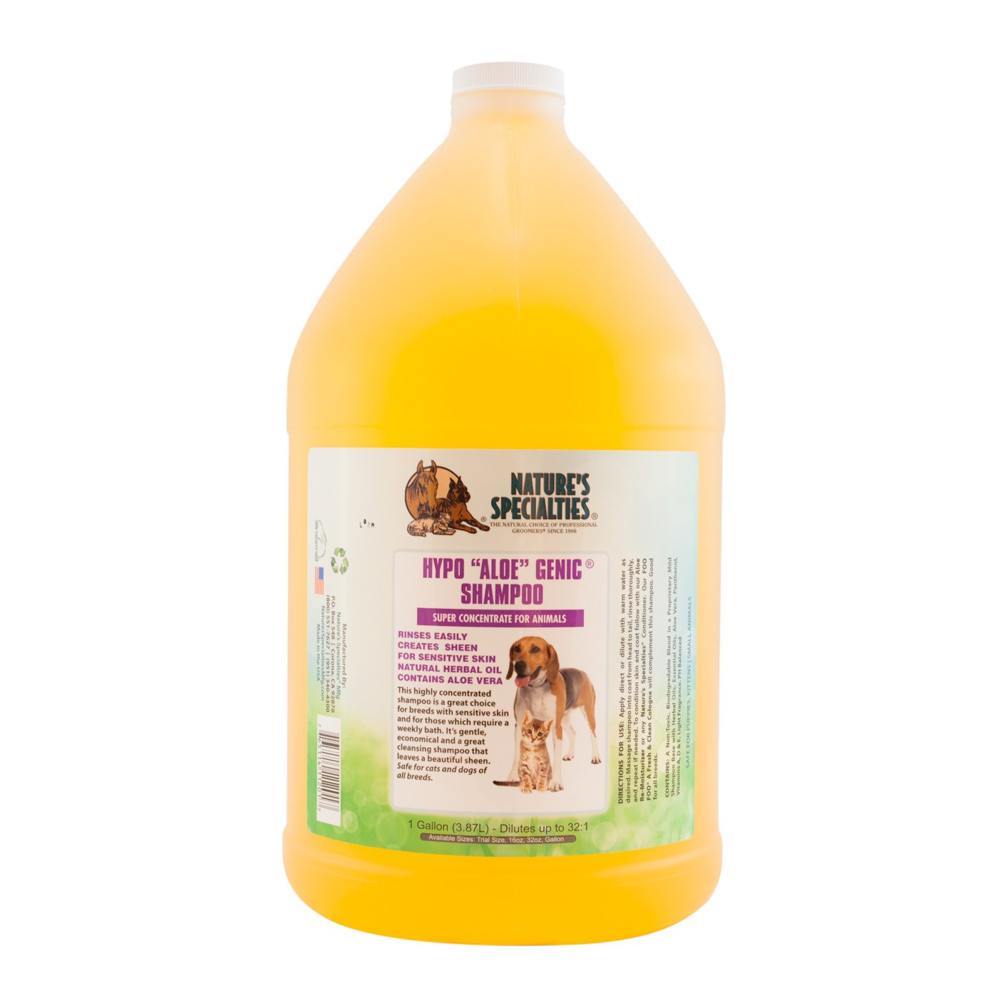 Nature's Specialties Hypoallergenic Ultra Concentrated Aloe Dog Shampoo for Pets, Makes up to 32 Gallons, Natural Choice f... - Review, Price and Buying Guide
