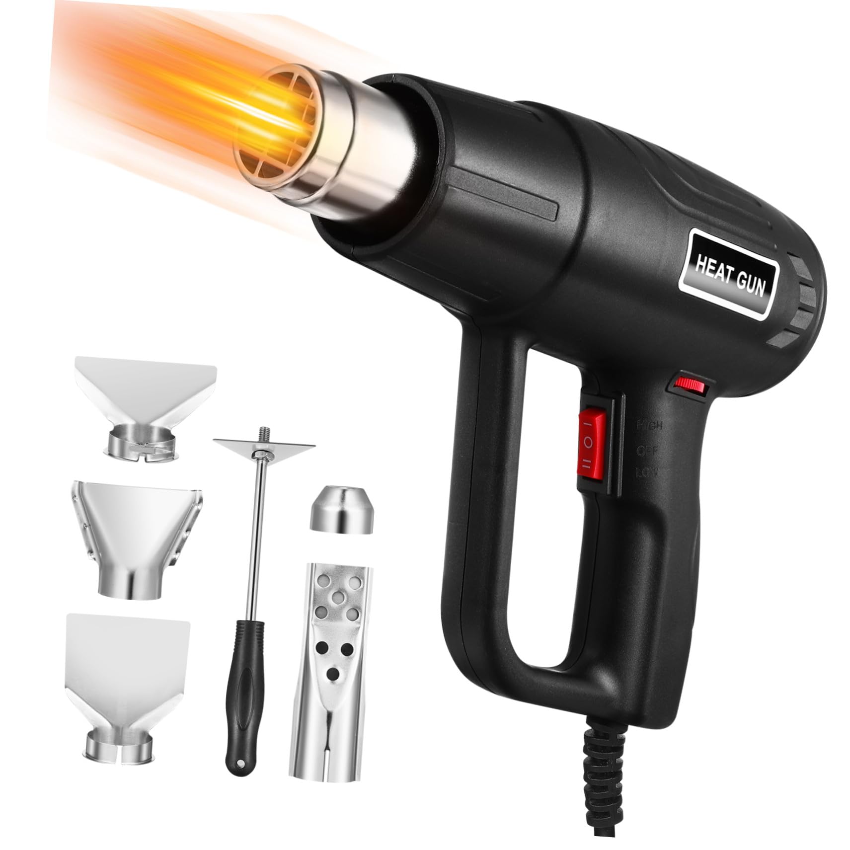 Chauffage soufflant électrique avec buse ajustable pour atelier sans froid