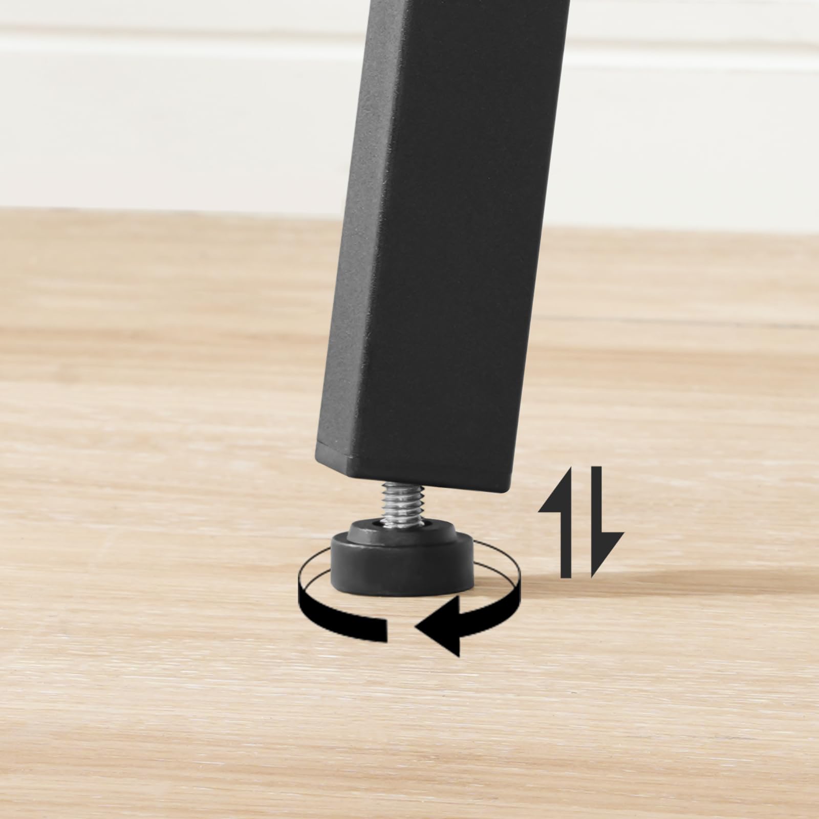 HOOBRO Mesa de Bar, Mesa Alta de 2 Niveles, Mesita de Cocina Pequeña con Almacenaje, para Sala de Estar, Fácil Montaje, Marrón Rústico y Negro EBF51BT01