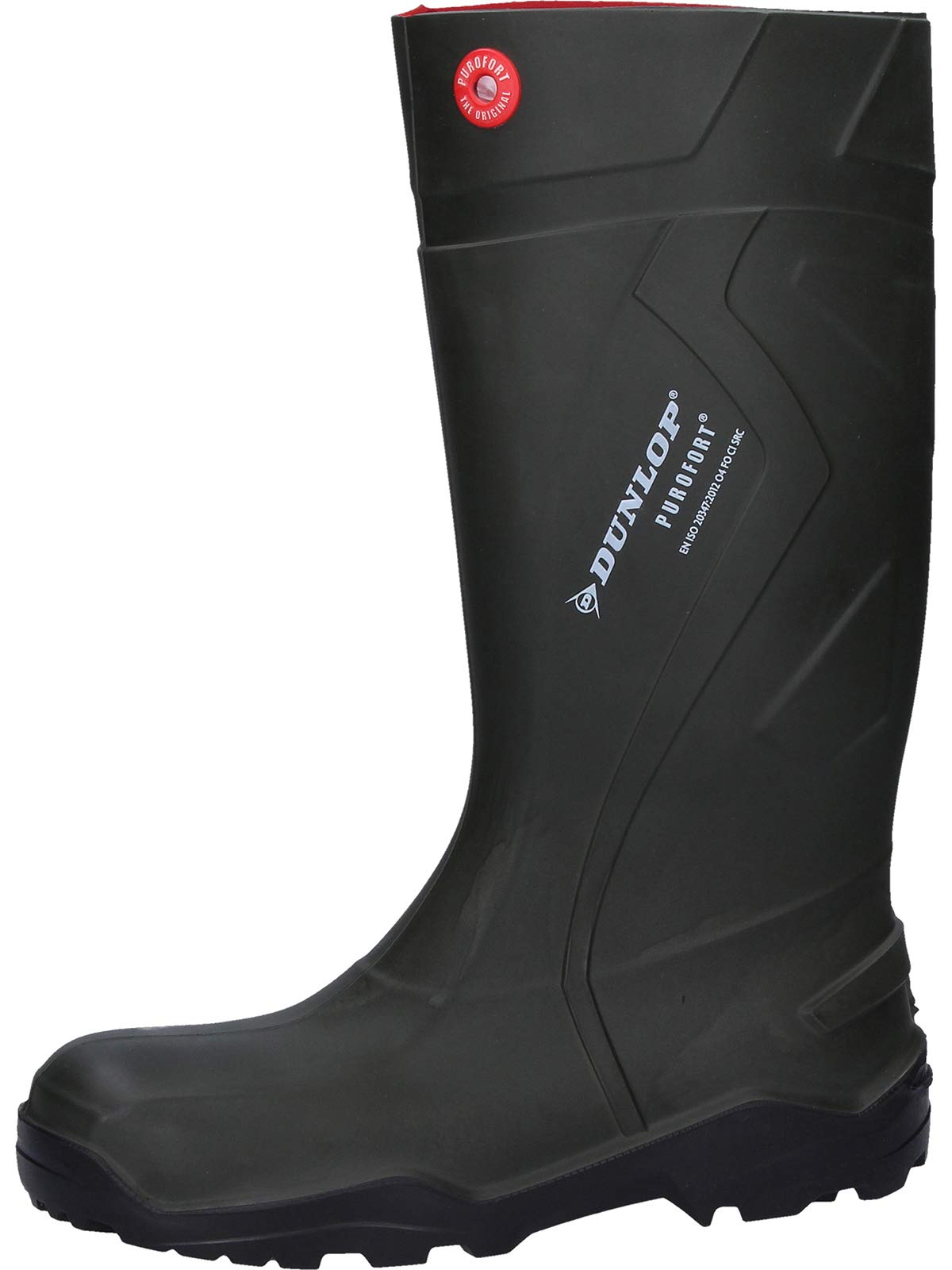 Dunlop Pull-On Self-Lined Mens Boots - Green - Size 39