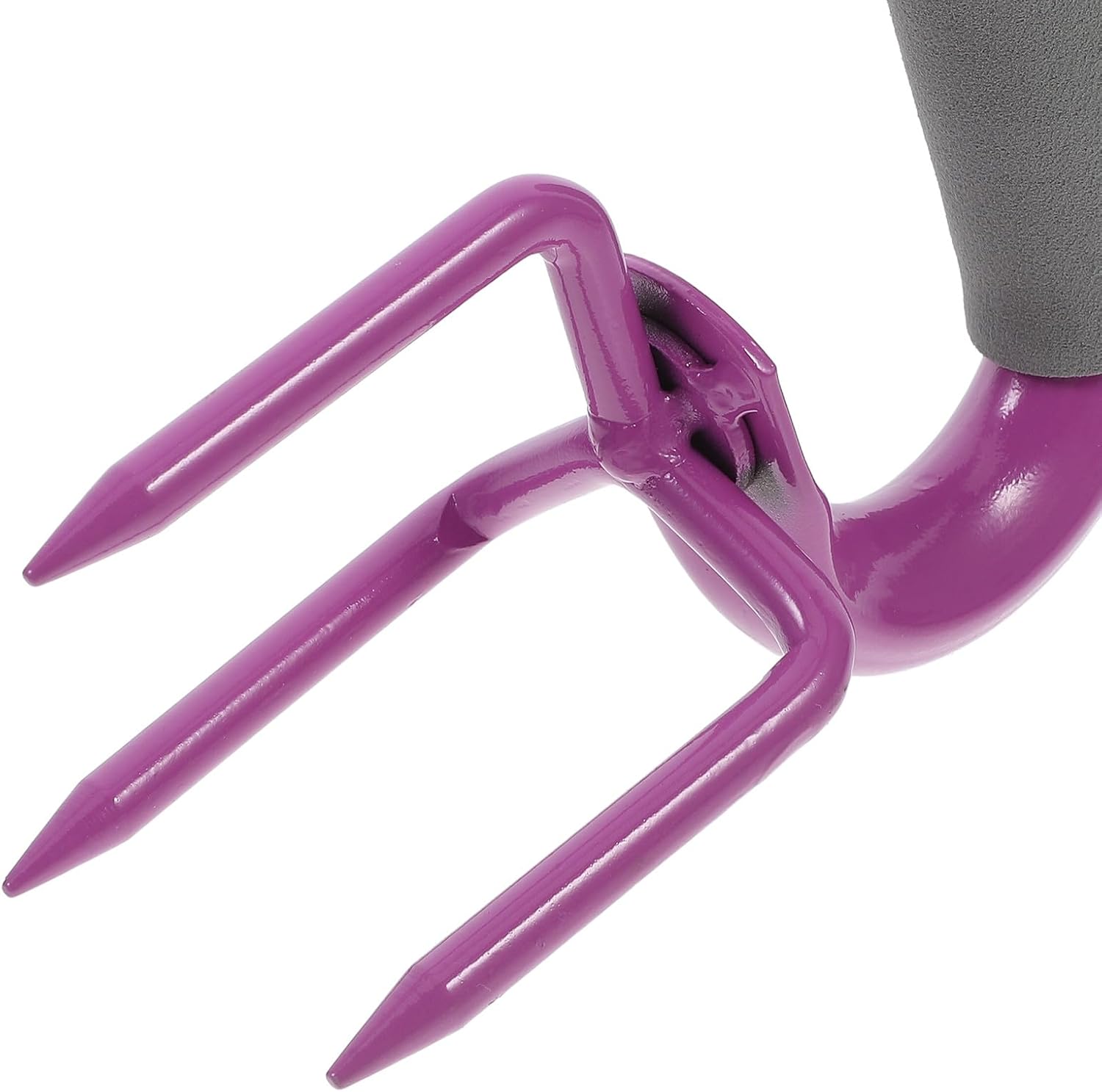 TOYANDONA Garden Hand Fork Manual Tiller with Loosen Claws and Detachable Handle for Soil Aeration and Cultivating, 1pcs Hand Cultivator Tool for Gardening and Lawn Care