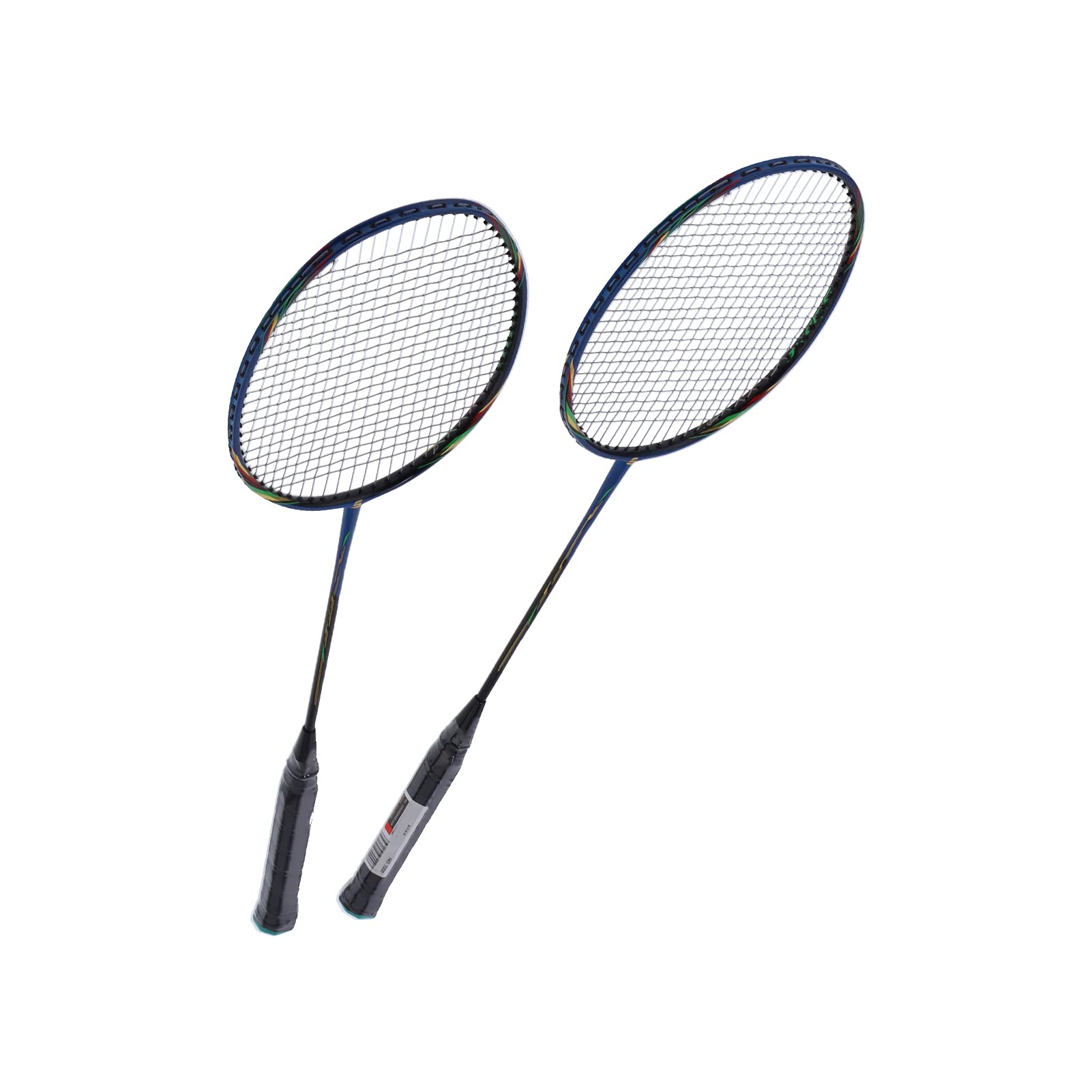 Set di Racchette da Badminton per 2 Giocatori in Composito di Carbonio Leggero per Sport All'aria Aperta per Adulti 2 unità