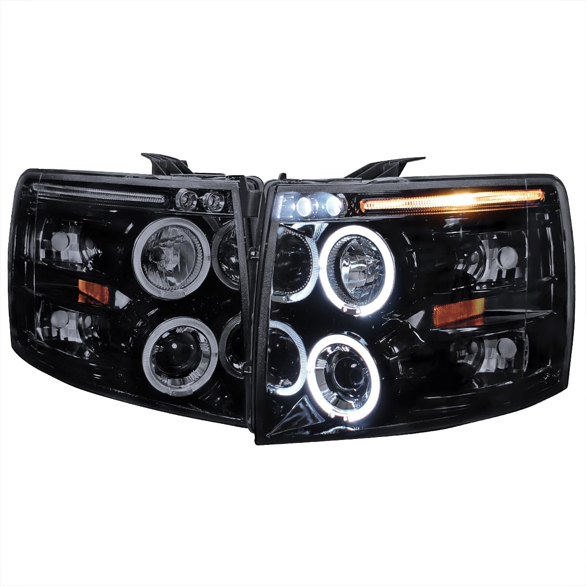 Amazon | Spec-D Tuning Halo ブラックスモーク プロジェクター LED 